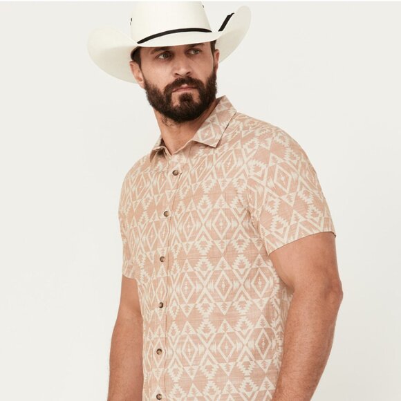 PENDLETON MEN'S SHORT-SLEEVE DEACON CHAMBRAY SHIRT - Picture 3 of 3